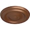 Ekena Millwork Maria Ceiling Medallion (Fits Canopies up to 1 3/4"), 9 5/8"OD x 1 1/8"P, Polished Copper CM09MAPOS - alternate 2